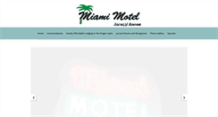 Desktop Screenshot of motelmiami.com